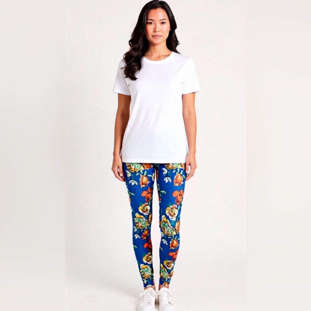 - Lularoe Floral leggings